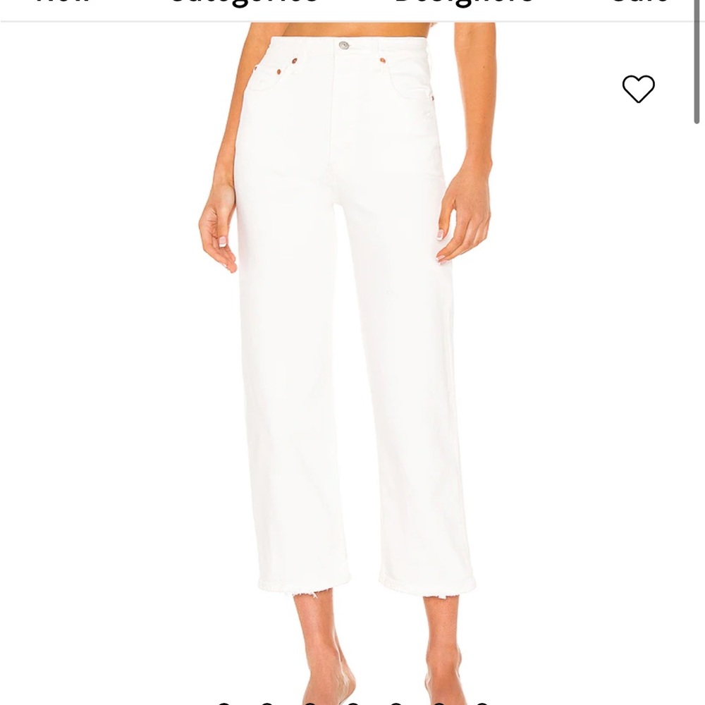 Levis Ribcage Straight Ankle in Cloud Over